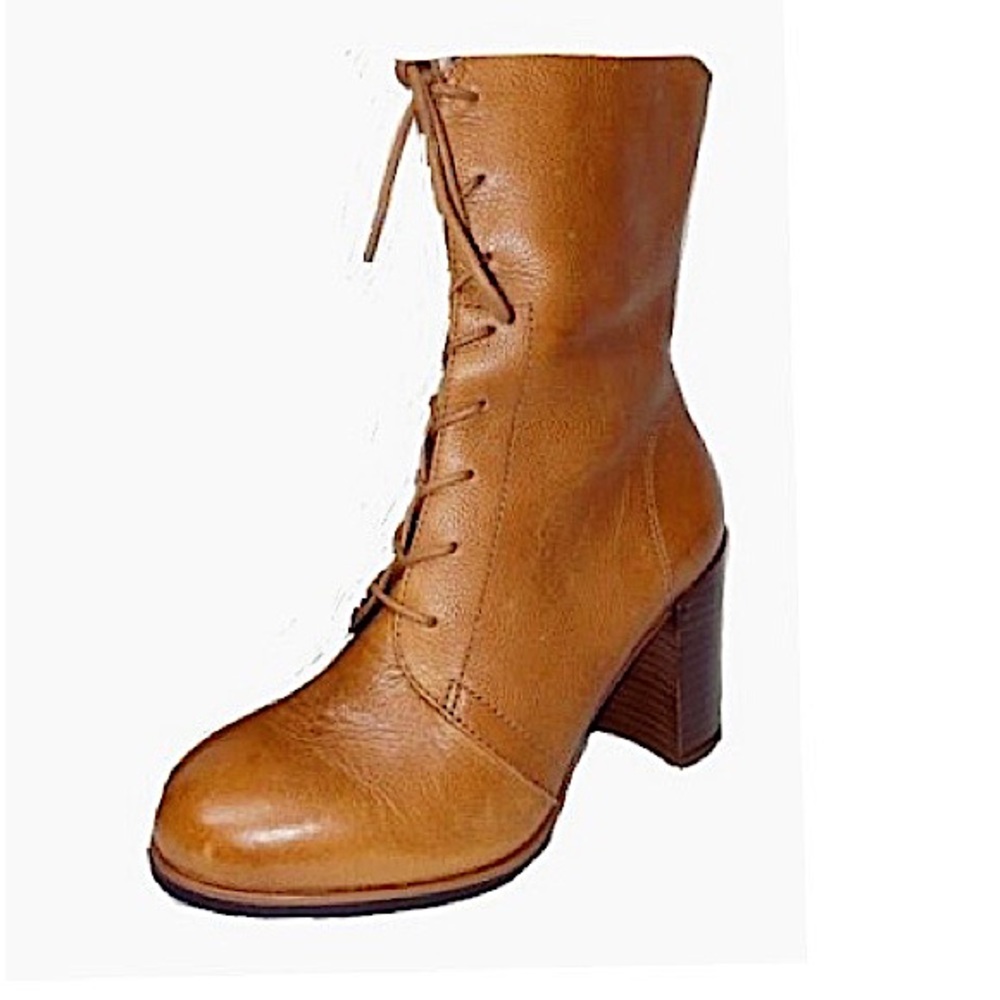 Franco Sarto Brown Lace Boot